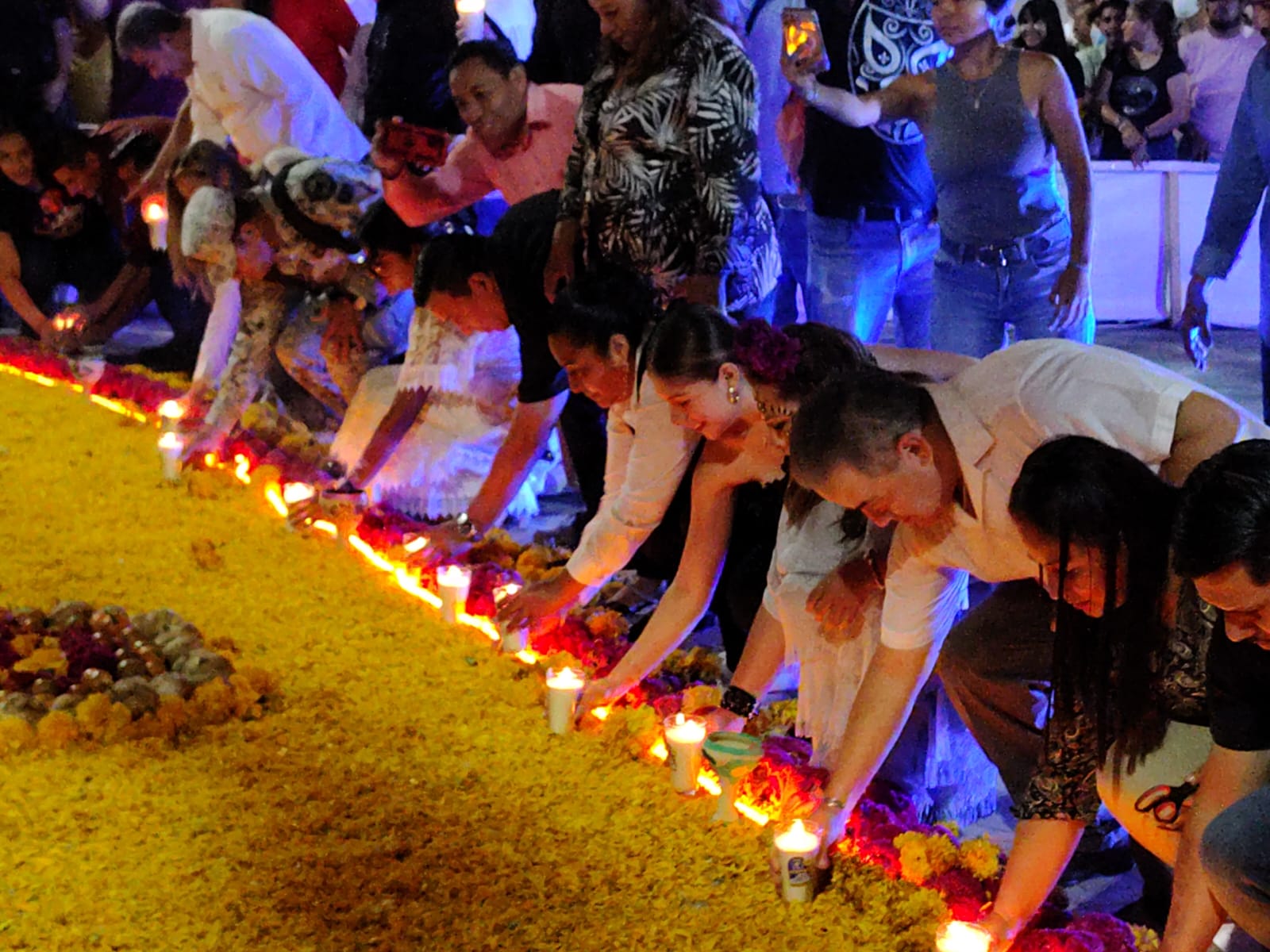 Inaugura con éxito Abelina López Rodríguez festival de Día de Muertos “Tapeshtli 2024”