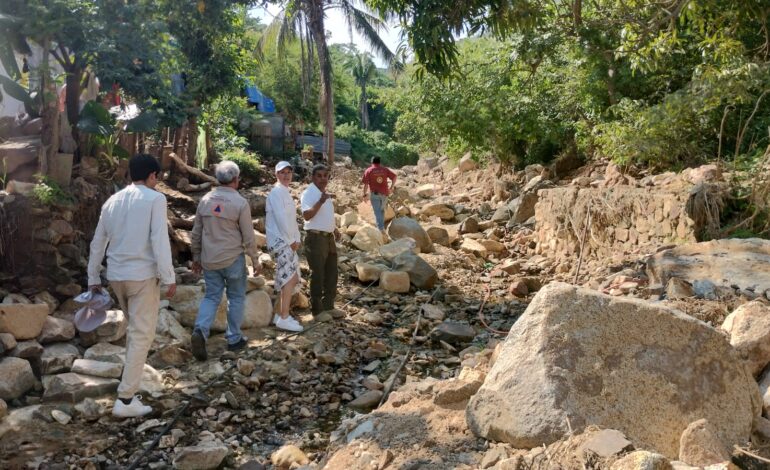 Supervisa Gobierno de Acapulco de manera preventiva zonas de alto riesgo