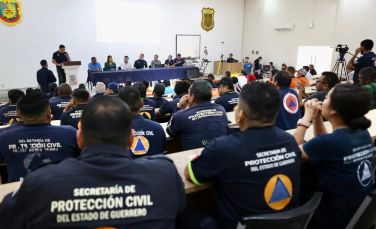 La SGIRYPC inicia capacitación en Gestión de Riesgos y Protección Civil para autoridades municipales como primeros respondientes