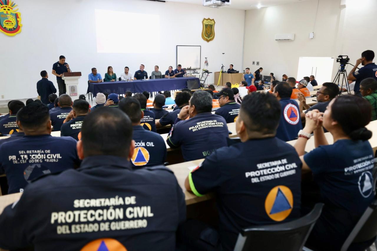 La SGIRYPC inicia capacitación en Gestión de Riesgos y Protección Civil para autoridades municipales como primeros respondientes