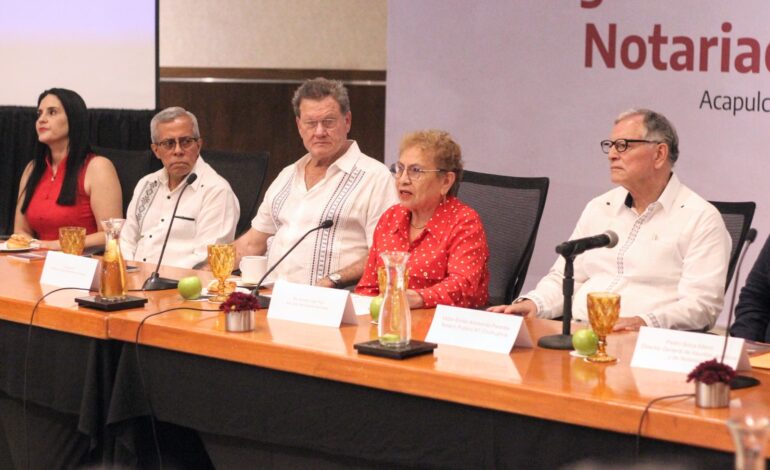Reconoce SGG ejercicio notarial para consolidar la certeza jurídica en la construcción de un Guerrero más justo y equitativo