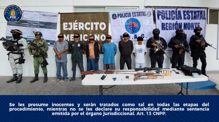 Detienen a seis hombres por la presunta desaparición de un hombre en Tepecoacuilco de Trujano
