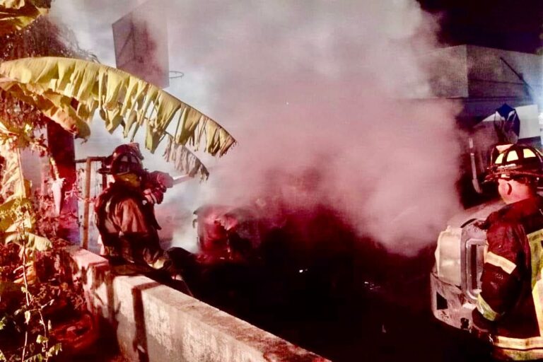 vehiculos incendiados panamericana - I