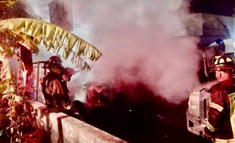 Se incendian dos camionetas de traslado de valores de la empresa Panamericana