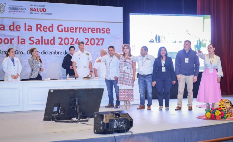 Evelyn Salgado toma protesta a la Red Guerrerense de Municipios por la Salud 2024–2027
