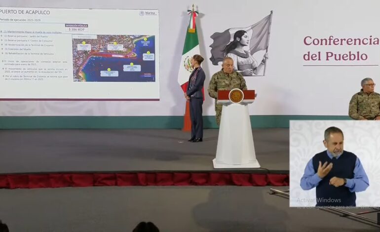 Fortalece Gobierno de México la estrategia de renovación para Acapulco, resultado de las gestiones de Evelyn Salgado