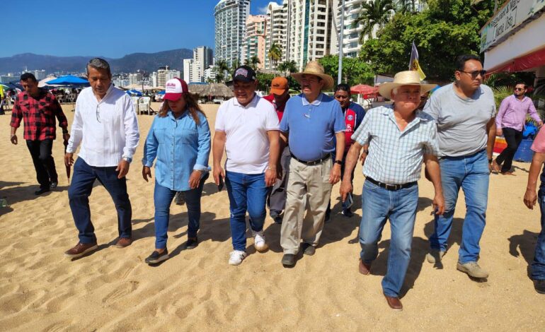 Supervisa Gobierno de Abelina López Rodríguez operativos en zona turística y playas de Acapulco