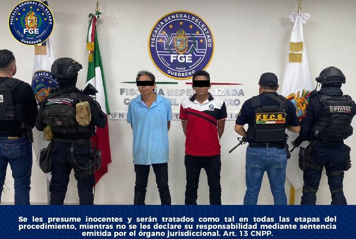 Detienen en Acapulco a dos hombres por el secuestro agravado de una mujer