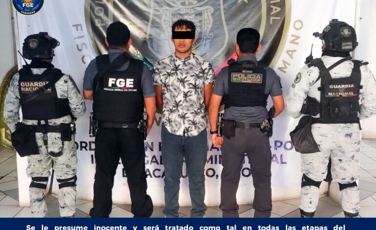 Detienen a presunto narcomenudista en Acapulco