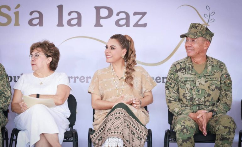 Juntas y juntos vamos a lograr la paz que queremos en Guerrero, una paz transformadora y esperanzadora: Evelyn Salgado
