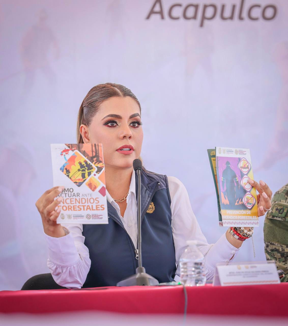 Refrenda Evelyn Salgado su compromiso con la Protección Civil y anuncia que están listos para la próxima temporada de incendios
