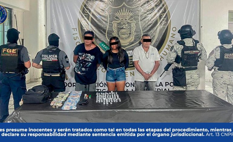 Detienen a tres presuntos integrantes del grupo delictivo Los Rusos en Acapulco