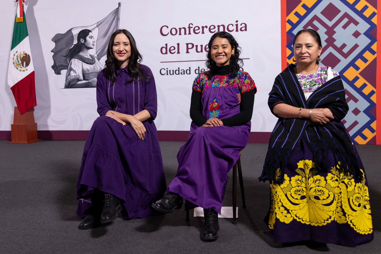 Vamos a reivindicar a las mujeres de los pueblos originarios: Claudia Sheinbaum en la presentación dea cartelera cultural por el año de la mujer indígena