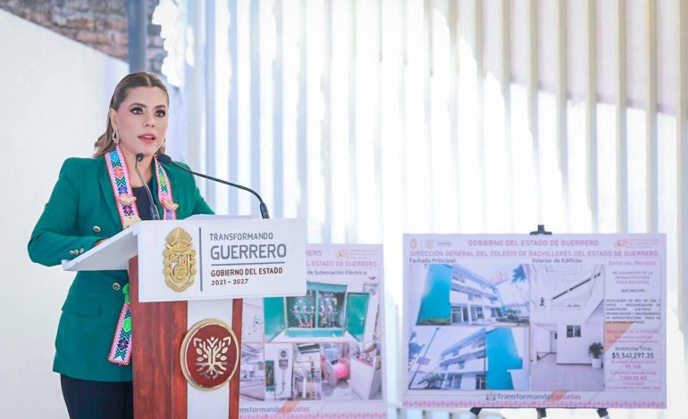 Inaugura Evelyn Salgado Pineda las oficinas centrales del Colegio de Bachilleres en Chilpancingo