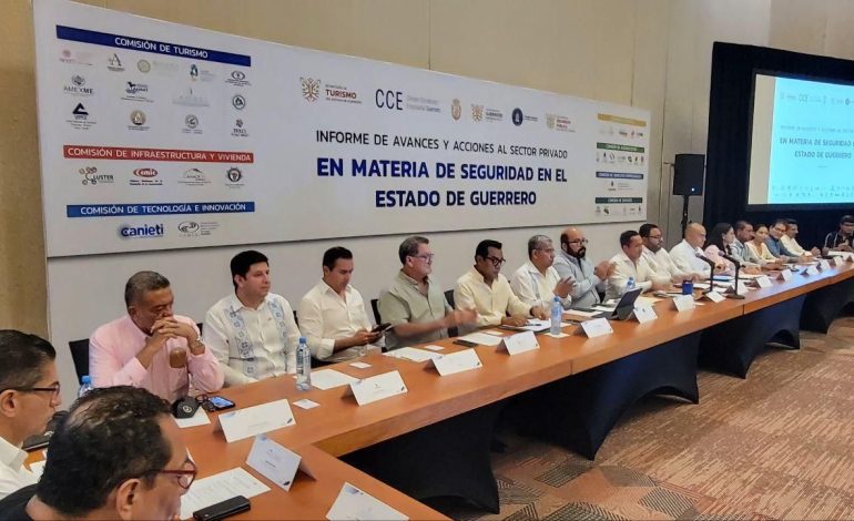 Gabinete de seguridad y gobernanza de Evelyn Salgado se reúne con sector empresarial
