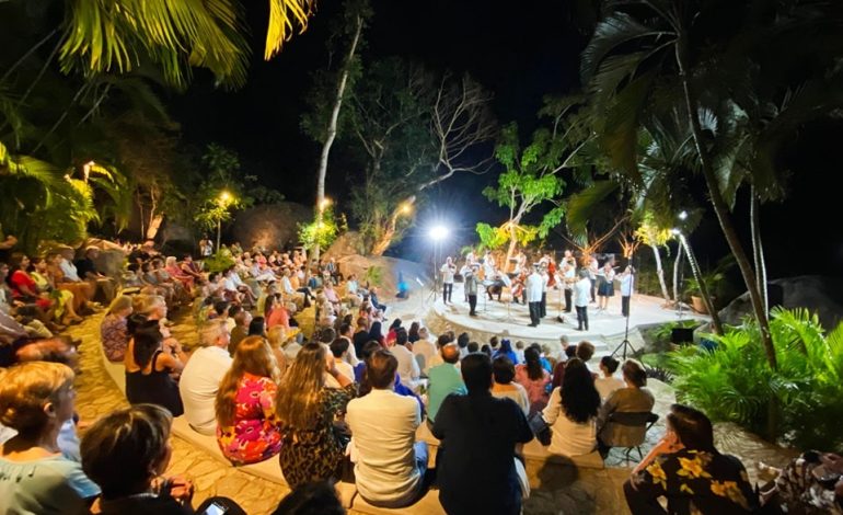 Emblemático concierto de la Orquesta Filarmónica en el Jardín Botánico de Acapulco