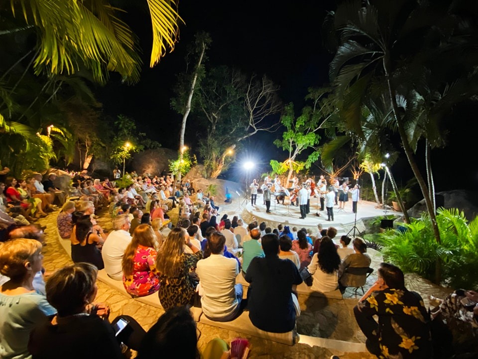 Emblemático concierto de la Orquesta Filarmónica en el Jardín Botánico de Acapulco