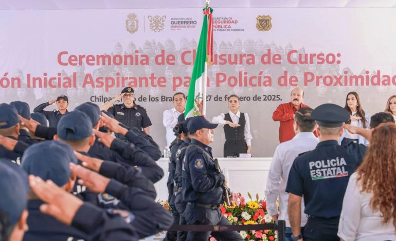 Refuerza Evelyn Salgado la Seguridad con más elementos de proximidad estatal en Guerrero