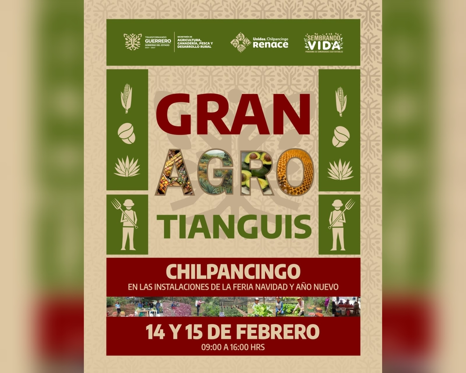 El 14 y 15 de febrero se realizará el Gran AgroTianguis en Chilpancingo