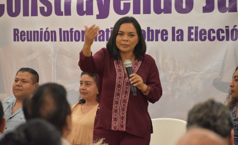 Beatriz Mojica Morga llama a votar este 1 de junio en la elección judicial: “Es la lucha social más importante de los últimos años”