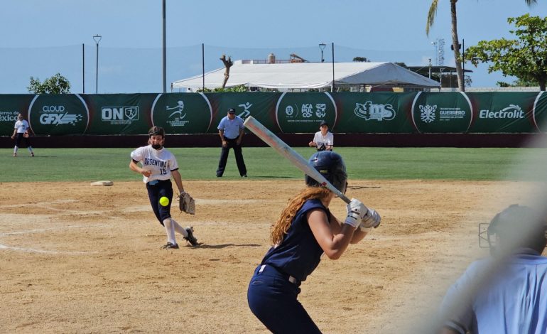 Continúa la Jornada 3 del Panamericano U-15 de Sóftbol Femenil en Pleno Éxito en Acapulco