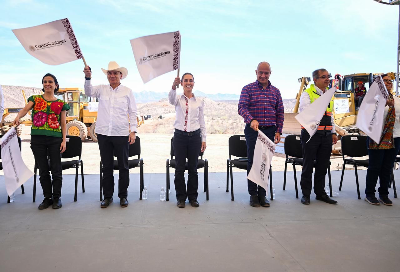Claudia Sheinbaum encabeza inicio de la construcción de la carretera Bavispe – Nuevas Casas Grandes en Sonora