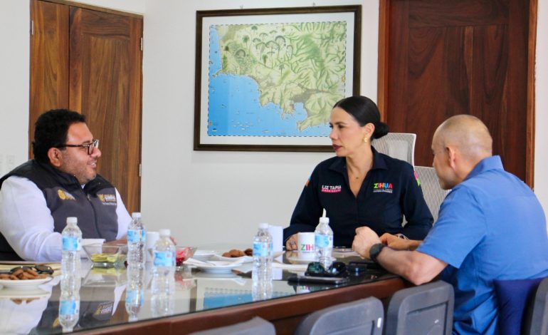 Fortalece gobierno de Guerrero coordinación con municipio de Zihuatanejo para reforzar la seguridad