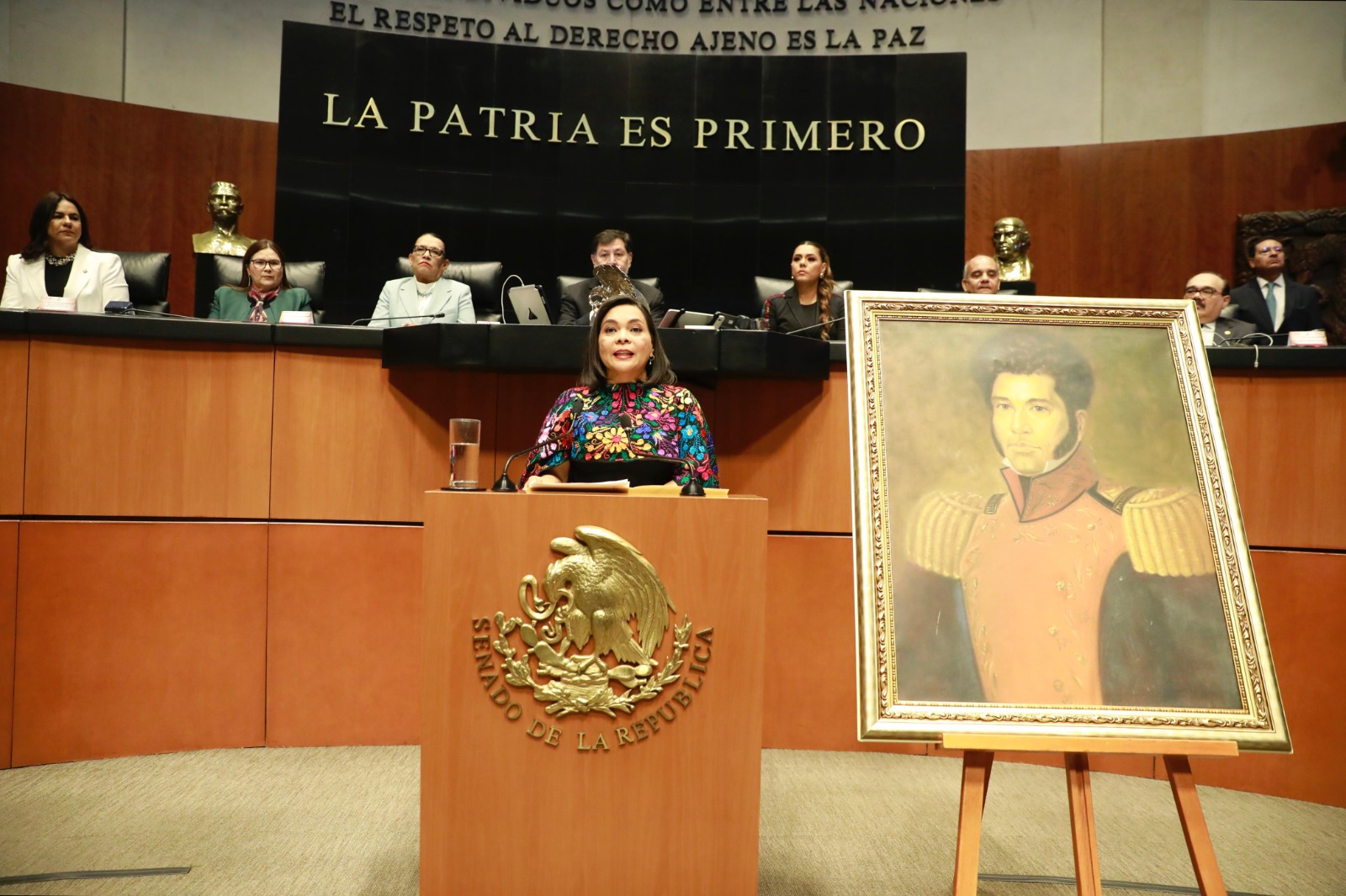 Beatriz Mojica impulsó la iniciativa para reivindicar la figura histórica de Vicente Guerrero en el Senado