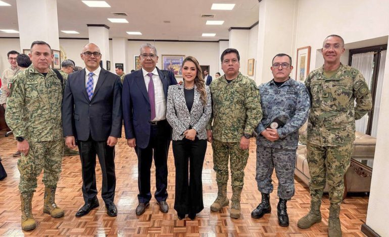 Evelyn Salgado refuerza acciones con Gobierno de México en materia de seguridad