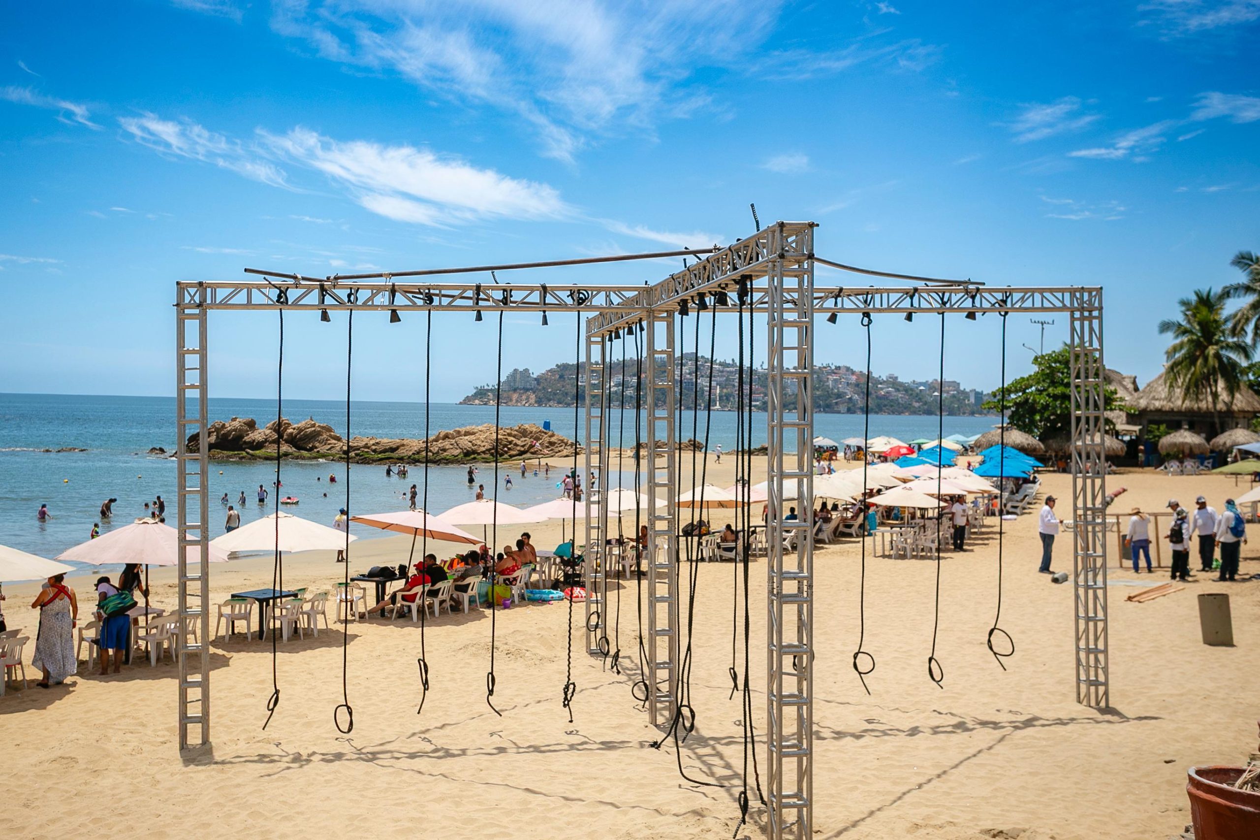 El Gobierno de Guerrero y Asdeporte preparan la sede de la séptima edición de Spartan Acapulco