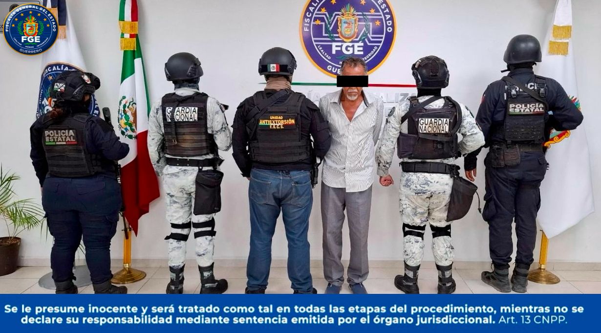Cae Albino “N” por extorsión en Acapulco