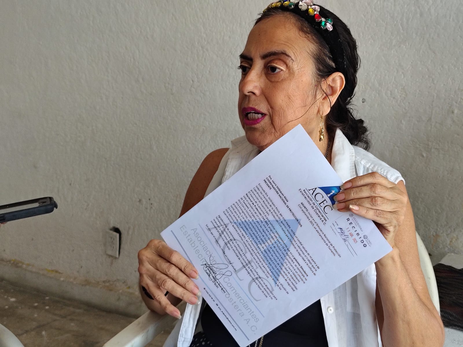 Es necesario crear una cultura de protección civil por tsunamis, plantea la exregidora Laura Caballero