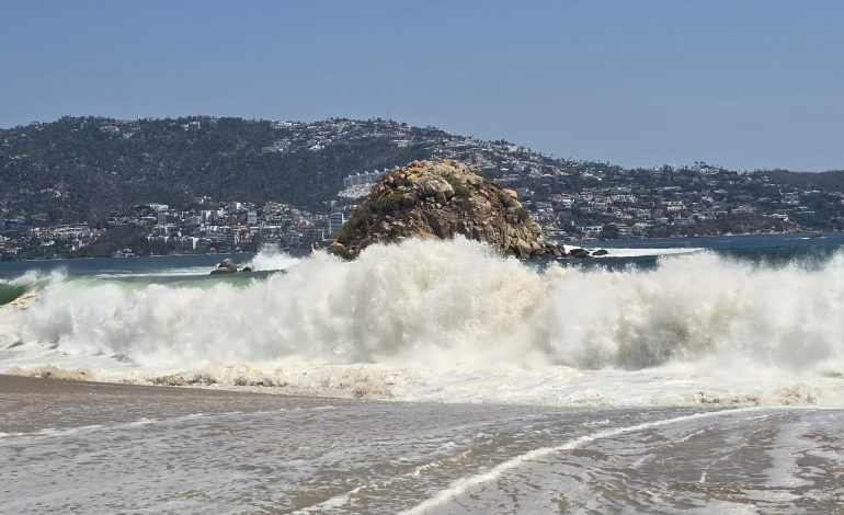 Prevalecerá mar de fondo hasta el próximo lunes: Protección Civil