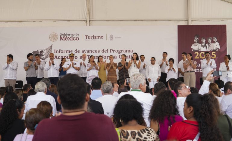 Claudia Sheinbaum destaca inversión histórica de 3 mil mdp en 2025 para el Programa Acapulco se Transforma Contigo