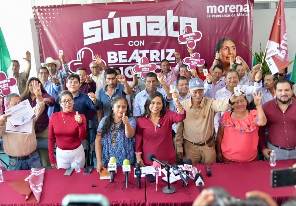 Fundadores de Morena se adhieren al proyecto de Beatriz Mojica 1